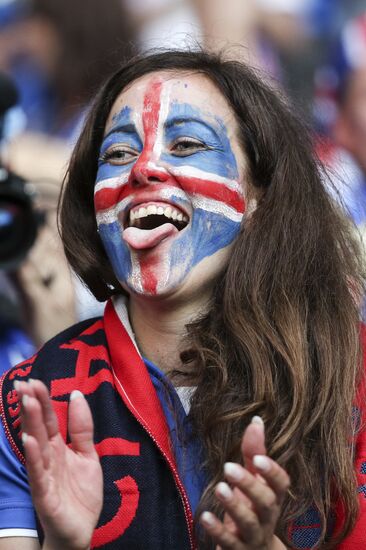 Football. UEFA Euro 2016. England vs. Iceland