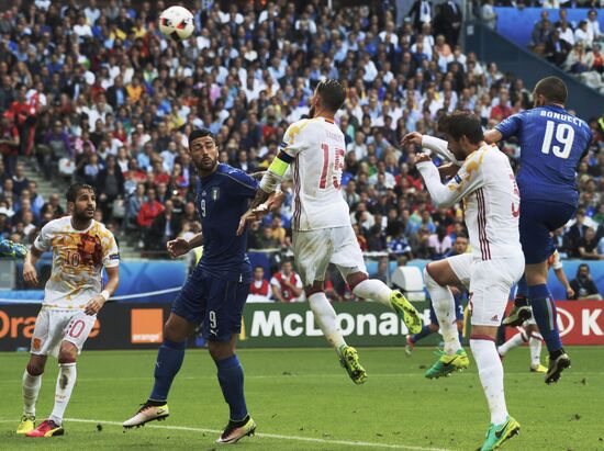 UEFA Euro 2016. Italy vs. Spain