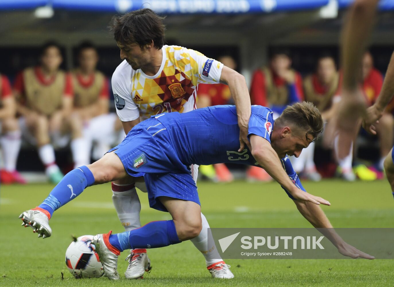 UEFA Euro 2016. Italy vs. Spain