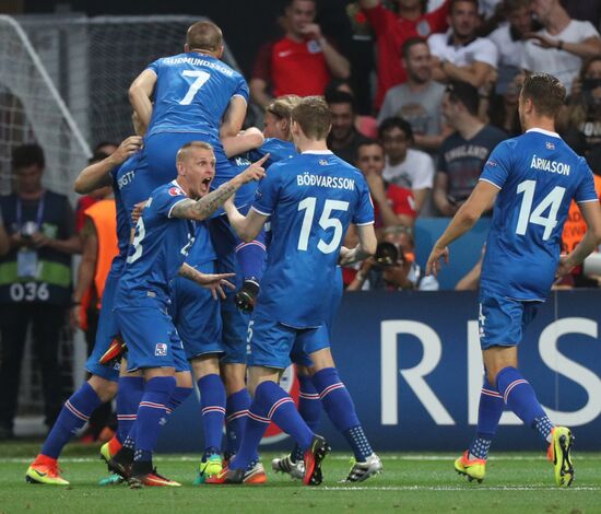 Football. UEFA Euro 2016. England vs. Iceland