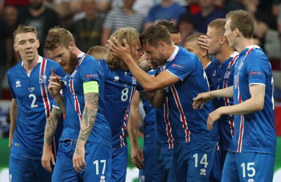Football. UEFA Euro 2016. England vs. Iceland
