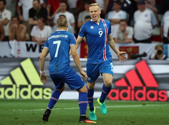Football. UEFA Euro 2016. England vs. Iceland