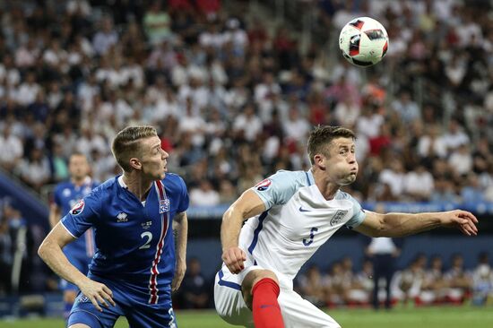 Football. UEFA Euro 2016. England vs. Iceland