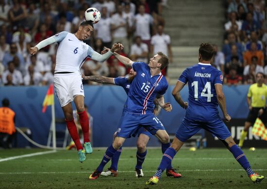 Football. UEFA Euro 2016. England vs. Iceland