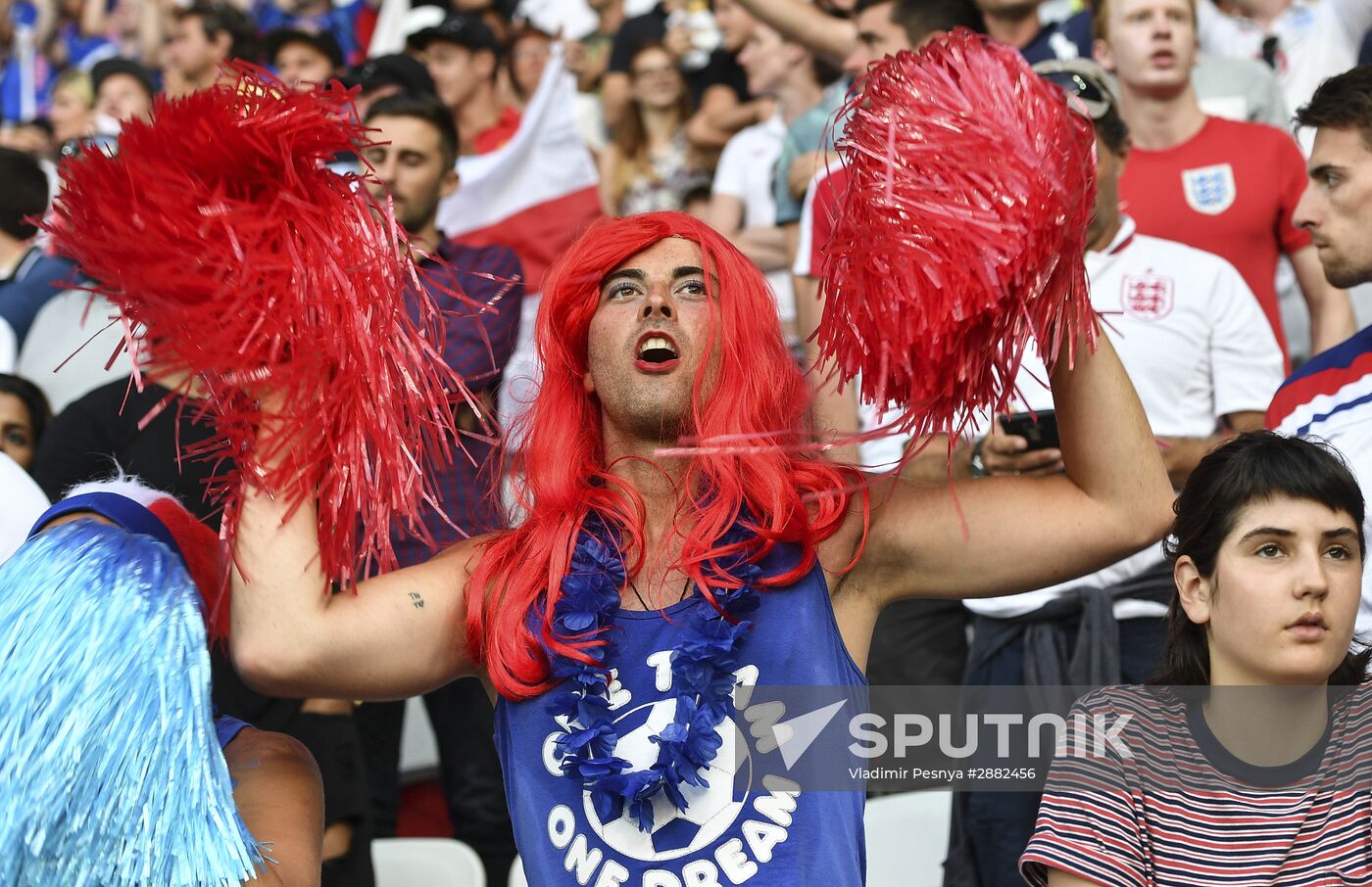 Football. UEFA Euro 2016. England vs. Iceland
