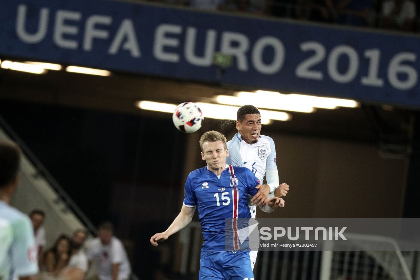 Football. UEFA Euro 2016. England vs. Iceland