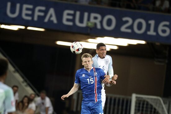 Football. UEFA Euro 2016. England vs. Iceland