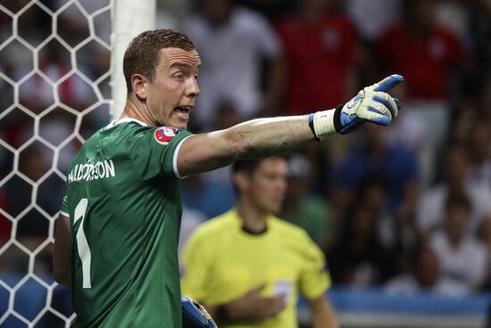 Football. UEFA Euro 2016. England vs. Iceland