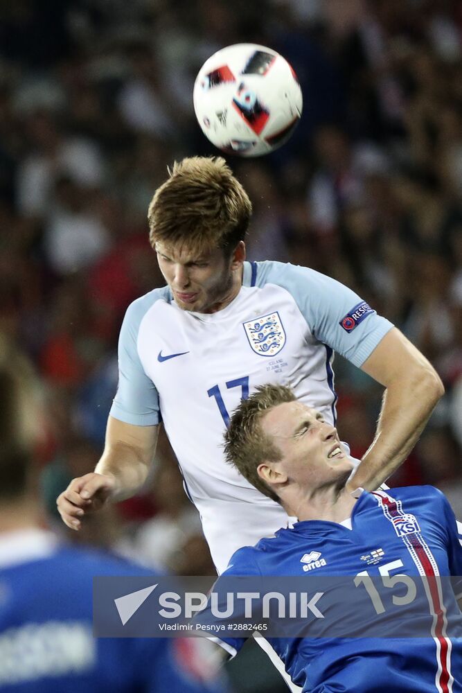 Football. UEFA Euro 2016. England vs. Iceland