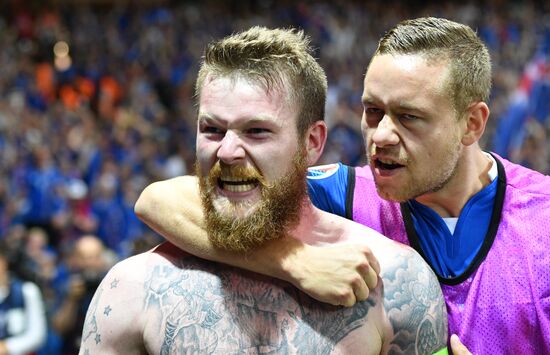 The UEFA Euro 2016. England vs. Iceland