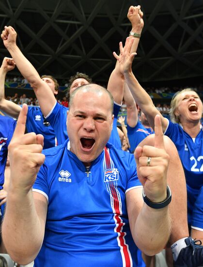 The UEFA Euro 2016. England vs. Iceland