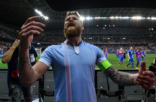 The UEFA Euro 2016. England vs. Iceland