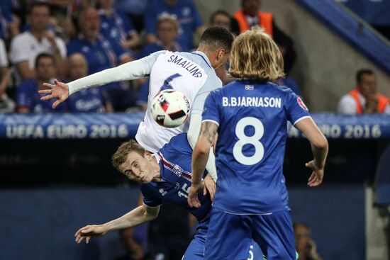 Football. UEFA Euro 2016. England vs. Iceland