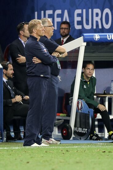 Football. UEFA Euro 2016. England vs. Iceland