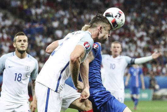 Football. UEFA Euro 2016. England vs. Iceland