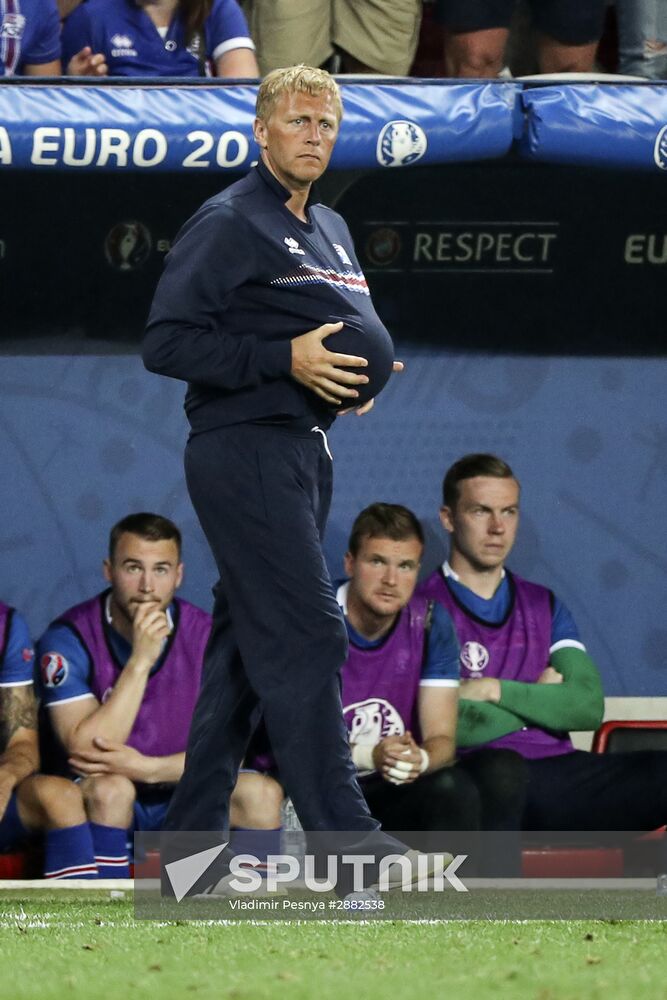 Football. UEFA Euro 2016. England vs. Iceland