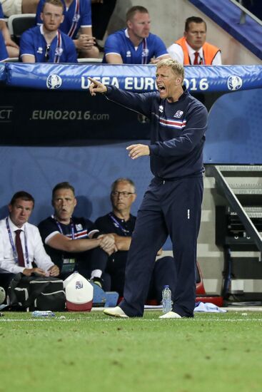 Football. UEFA Euro 2016. England vs. Iceland