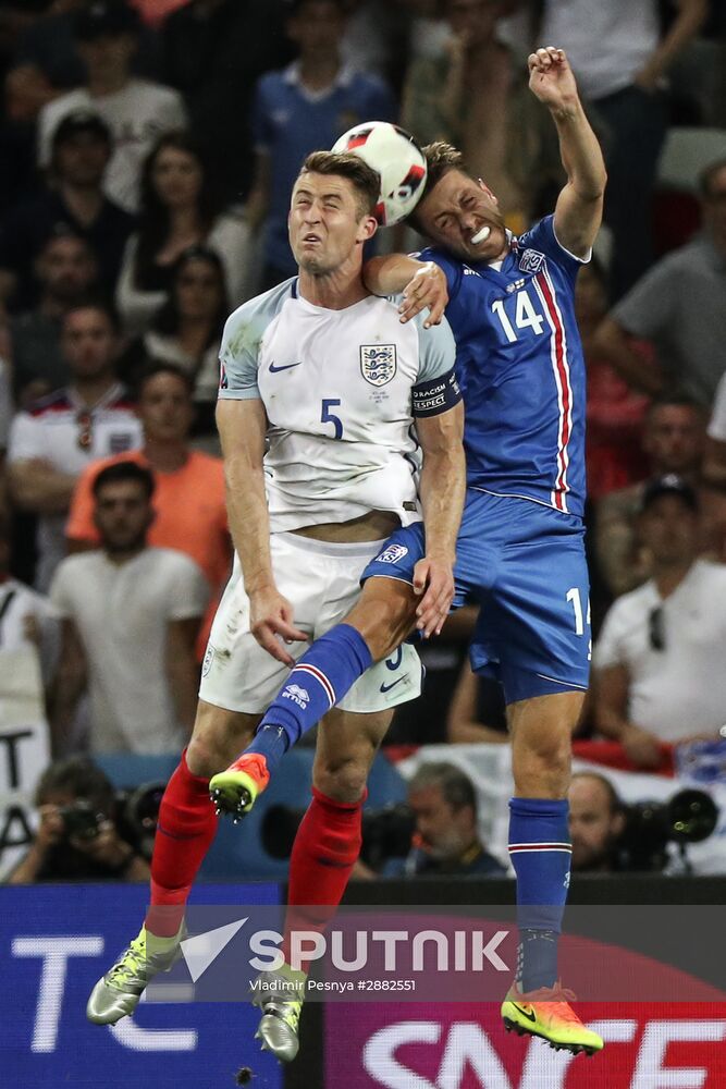 Football. UEFA Euro 2016. England vs. Iceland