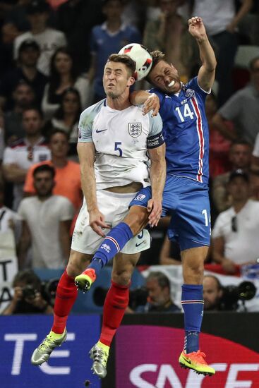 Football. UEFA Euro 2016. England vs. Iceland