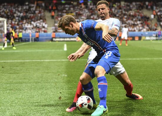 Football. UEFA Euro 2016. England vs. Iceland