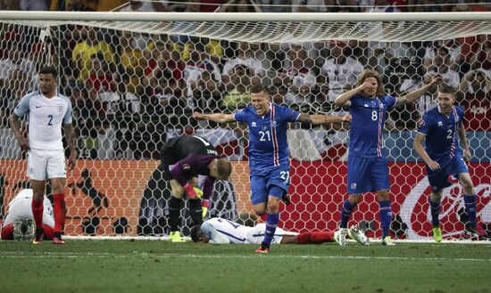 Football. UEFA Euro 2016. England vs. Iceland