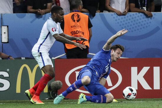 Football. UEFA Euro 2016. England vs. Iceland
