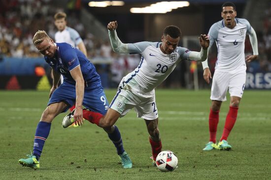 Football. UEFA Euro 2016. England vs. Iceland