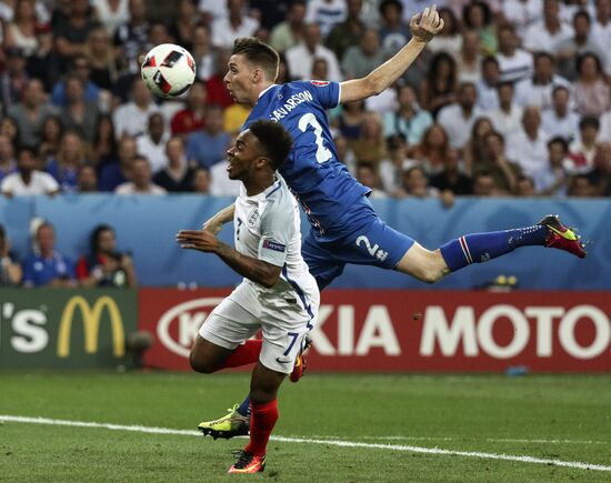 Football. UEFA Euro 2016. England vs. Iceland