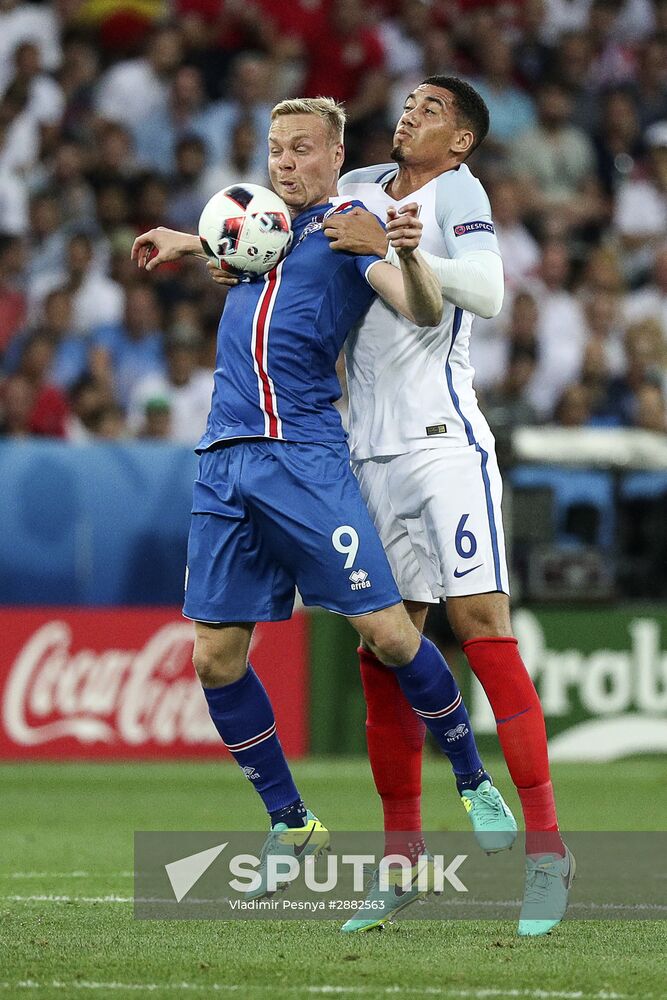 Football. UEFA Euro 2016. England vs. Iceland