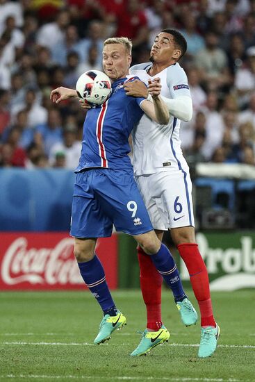 Football. UEFA Euro 2016. England vs. Iceland