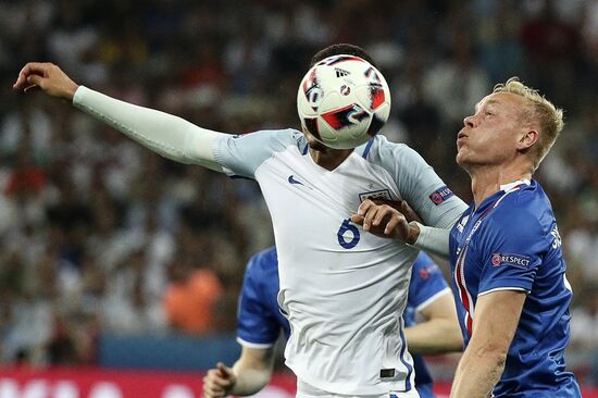 Football. UEFA Euro 2016. England vs. Iceland
