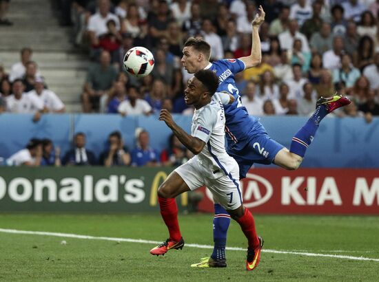 Football. UEFA Euro 2016. England vs. Iceland