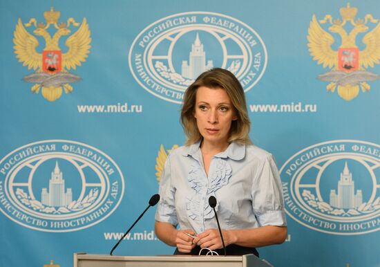 Briefing with Russian Foreign Ministry Spokesperson Maria Zakharova