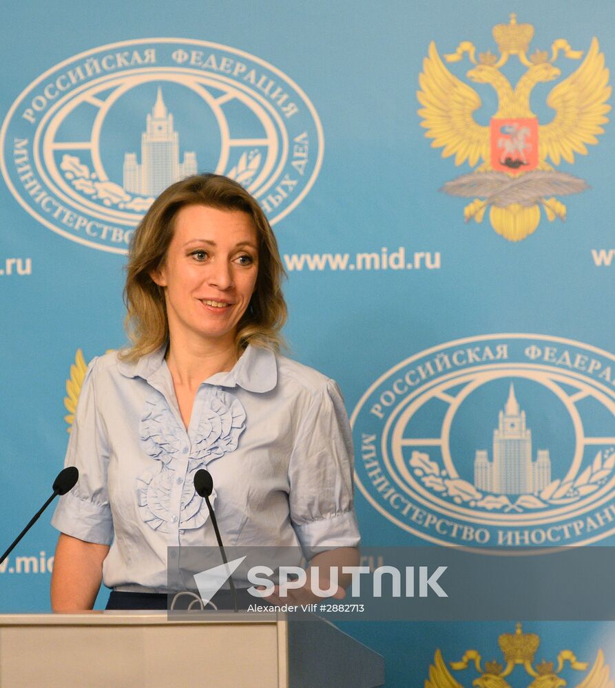 Briefing with Russian Foreign Ministry Spokesperson Maria Zakharova