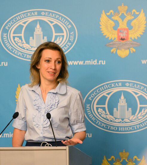 Briefing with Russian Foreign Ministry Spokesperson Maria Zakharova
