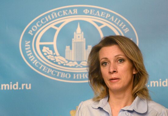Briefing with Russian Foreign Ministry Spokesperson Maria Zakharova