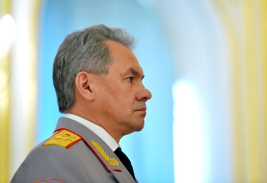 President Vladimir Putin meets with higher military school graduates