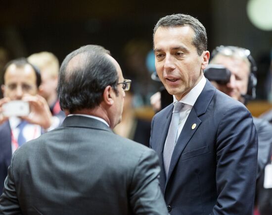 EU summit in Brussels