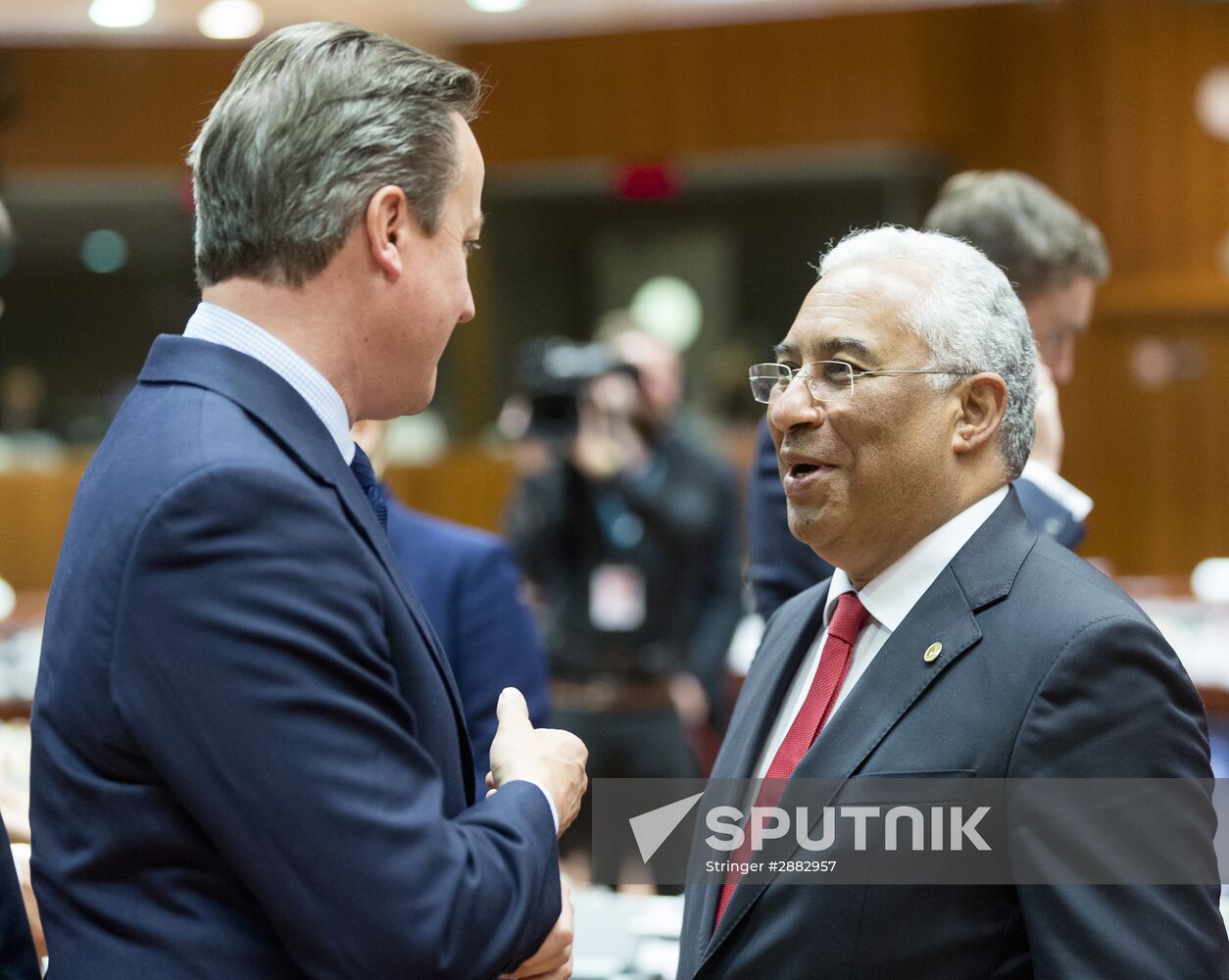 EU summit in Brussels