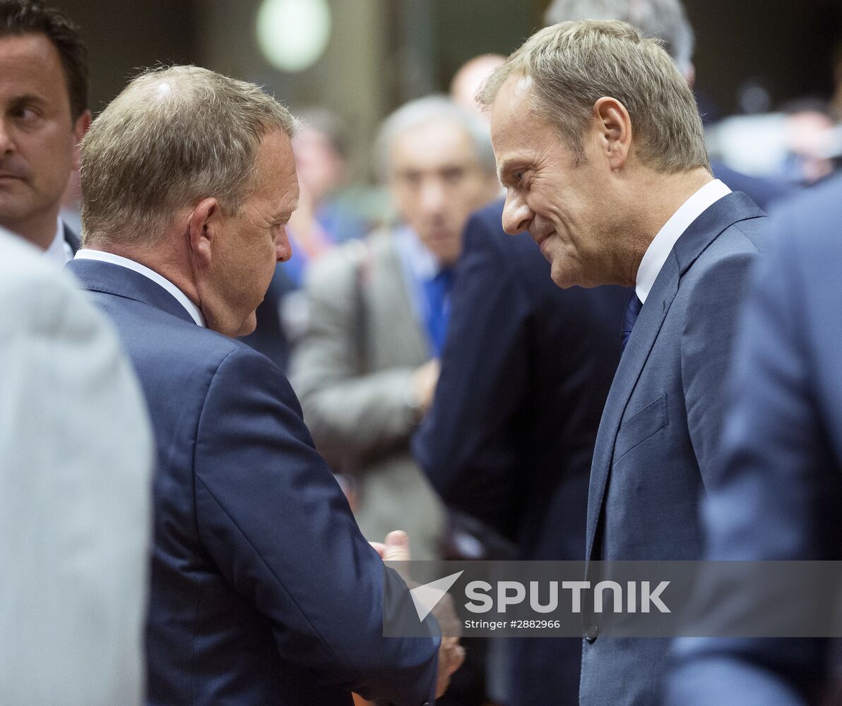 EU summit in Brussels