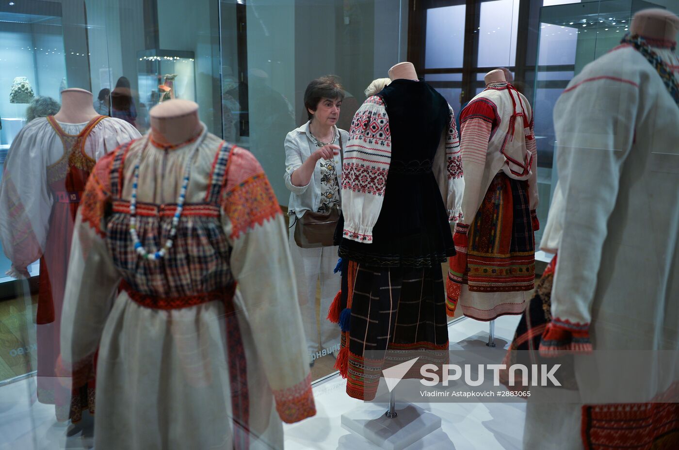 Opening of the "Festive clothes of peoples of Russia" exhibition