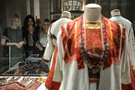 Opening of the "Festive clothes of peoples of Russia" exhibition