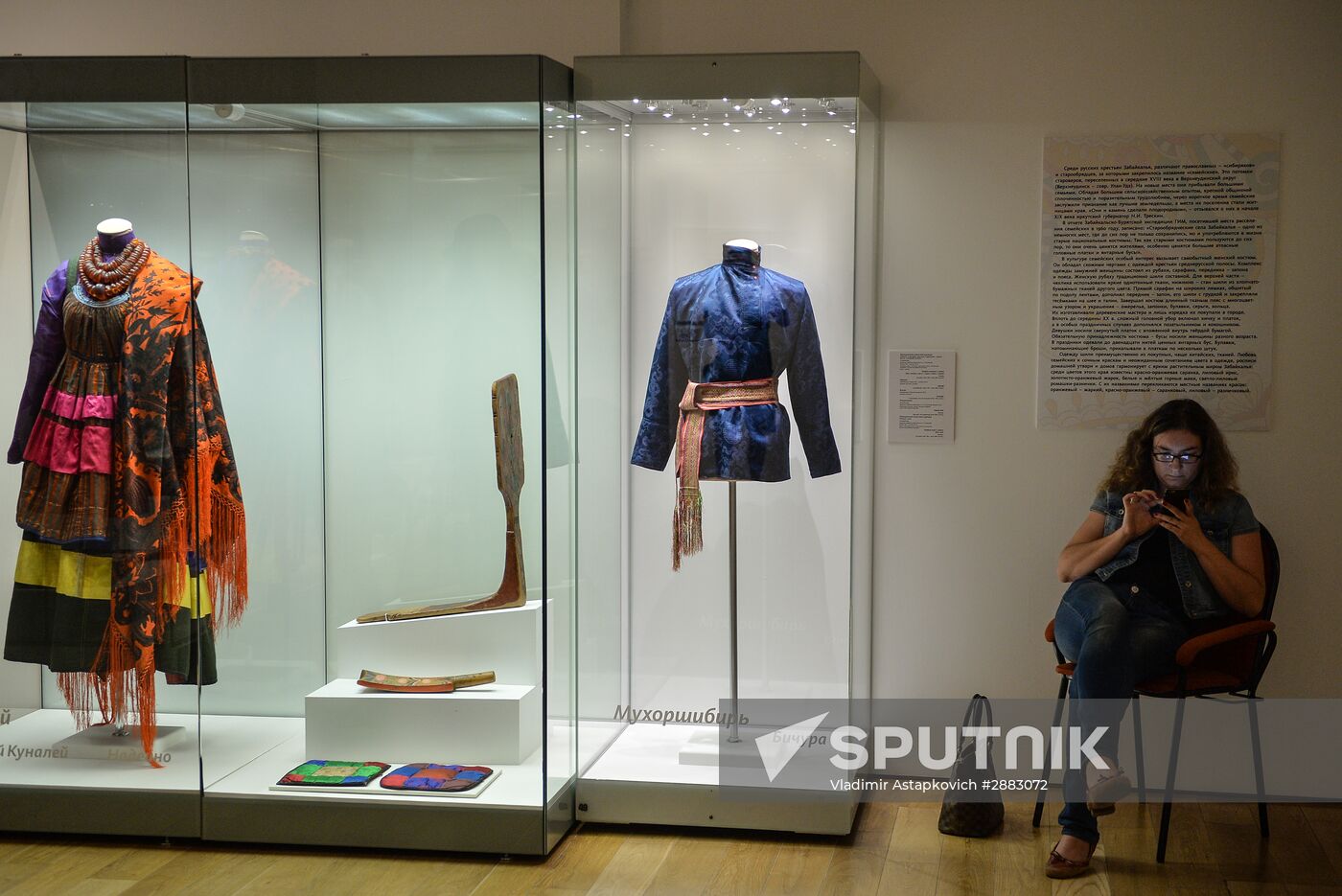 Opening of the "Festive clothes of peoples of Russia" exhibition
