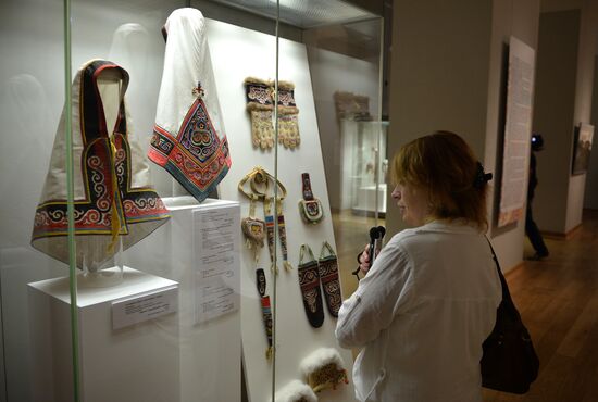 Opening of the "Festive clothes of peoples of Russia" exhibition