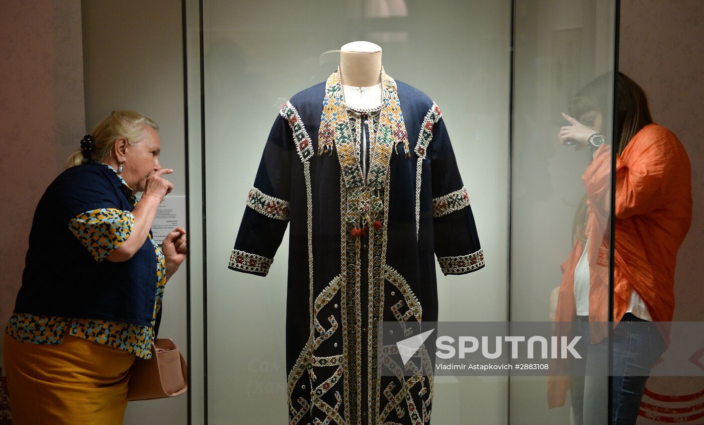 Opening of the "Festive clothes of peoples of Russia" exhibition