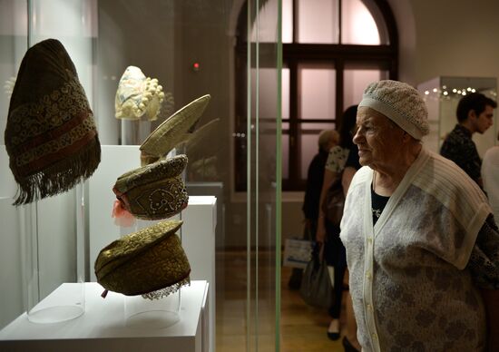 Opening of the "Festive clothes of peoples of Russia" exhibition