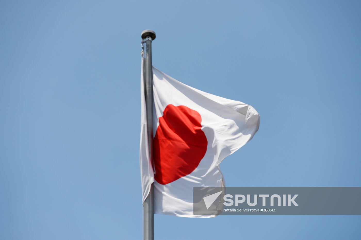 The flag of Japan