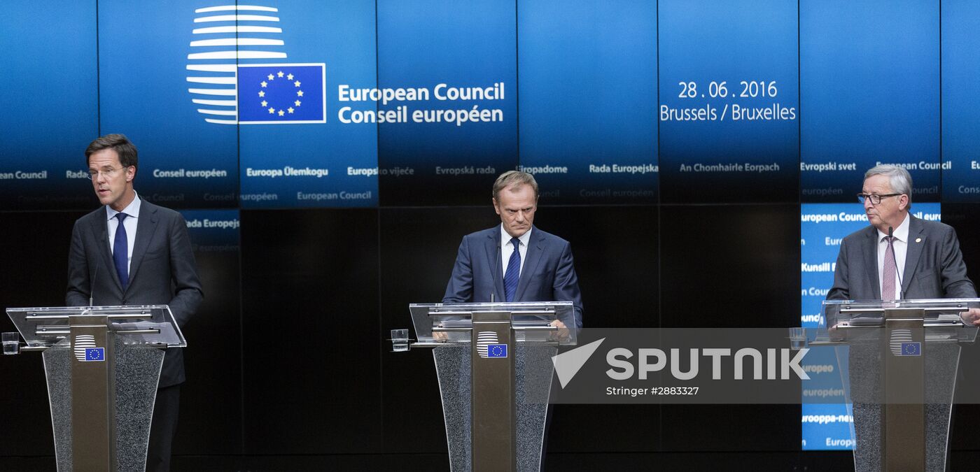EU Summit in Brussels