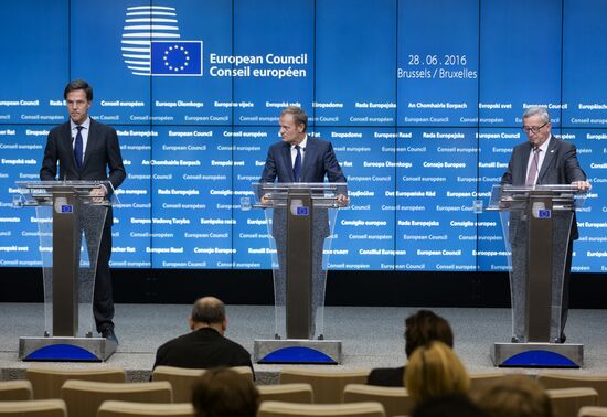 EU Summit in Brussels