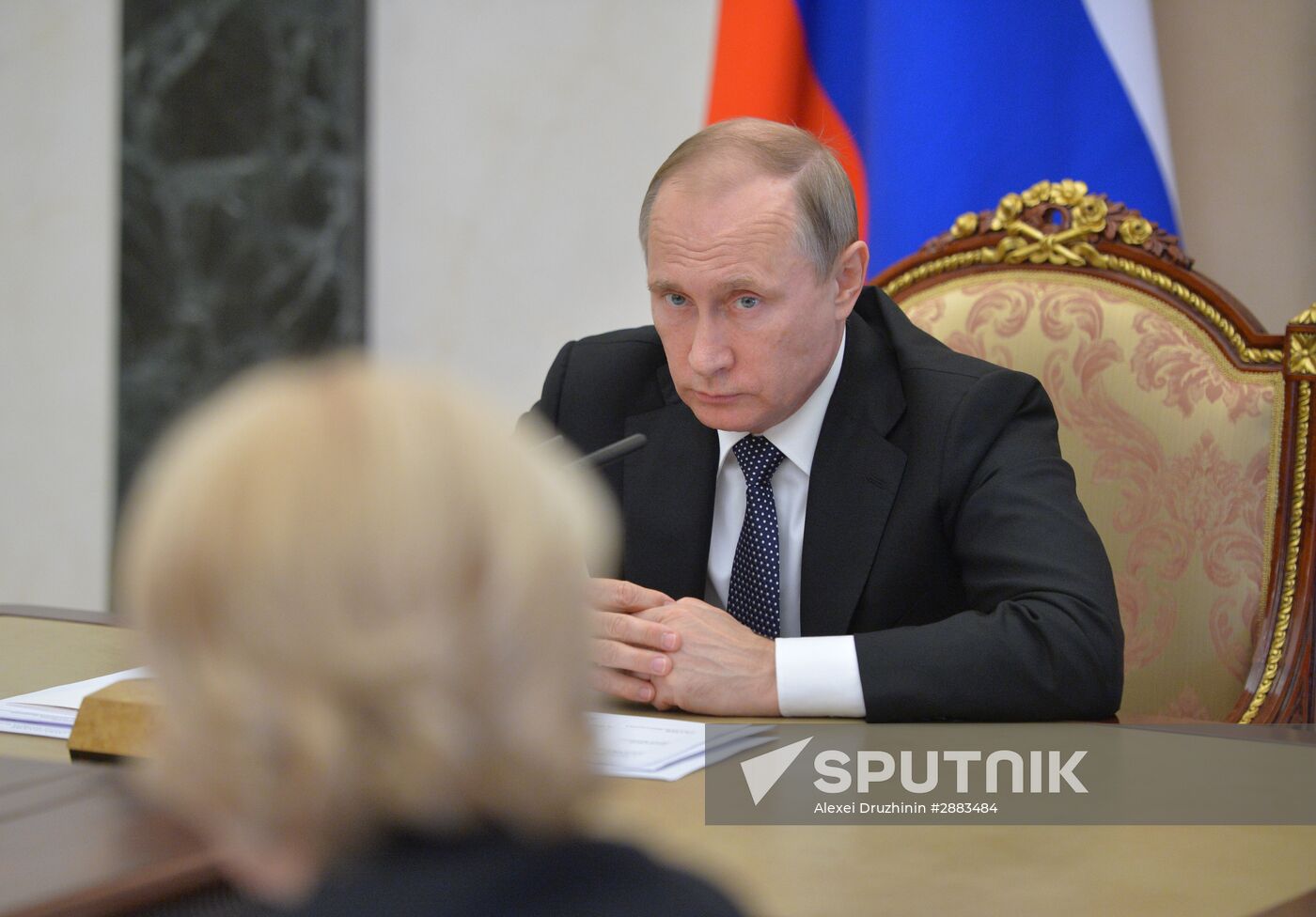 President Vladimir Putin holds meeting with Government members